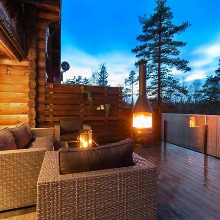 Holiday home Luxurious And Modern Log Cabin Close To Nature Lislevatn