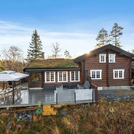 Holiday home Luxurious And Modern Log Cabin Close To Nature