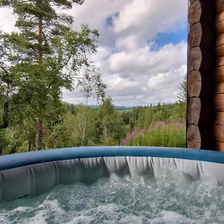 Holiday home Luxurious And Modern Log Cabin Close To Nature Lislevatn